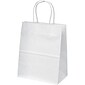 Paper Gift Bag Totes; White, 7x9", 250 Count
