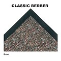 Crown® Classic-Berber™ Wiper Entrance Mat; 3x5, Olefin, Brown