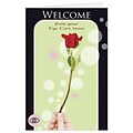 Medical Arts Press® Eye Care Welcome Cards; Flower, Blank Inside