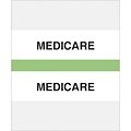 Lt. Green Std. Chart Divider Tabs; Medicare