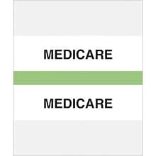 Lt. Green Std. Chart Divider Tabs; Medicare
