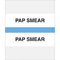 Medical Arts Press® Standard Preprinted Chart Divider Tabs; Pap Smear, Light Blue