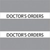 Medical Arts Press® Large Chart Divider Tabs; Doctors Orders, Gray