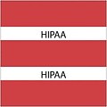 Medical Arts Press® Large Chart Divider Tabs; HIPAA, Red