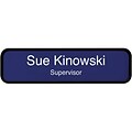 Xecutive® Designer Wall Sign with Black Frame; 2x8