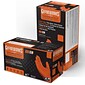 Gloveworks GWON Nitrile Gloves, Large, Orange, 100/Box, 10 Boxes/Carton (GWON46100XX)