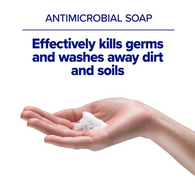PURELL Foodservice HEALTHY SOAP Antibacterial Liquid Hand Soap Refill for Dispenser, Light Scent, 2/Carton (6480-02)