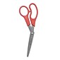 Westcott All Purpose 8" Stainless Steel Standard Scissors, Pointed Tip, Assorted Colors, 3/Pack (13023/13403)