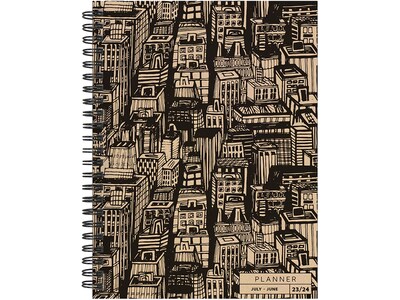 2023-2024 TF Publishing In the City 6.5 x 8 Academic Weekly & Monthly Planner, Paperboard Cover, K