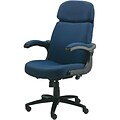 Tiffany Industries™ Big & Tall Executive Chairs with Upholstered Arms; Blue