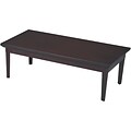 Safco Reception Room Furniture in Mahogany Finish; Coffee Table
