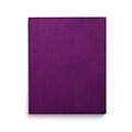 Staples Smooth 2-Pocket Paper Folder with Fasteners, Purple, 25/Box (50776/27544-CC)