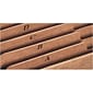 Quill Brand® Heavy-Duty Reinforced Expanding File, A-Z Index, 21 Pockets, Legal Size, Brown (723311)