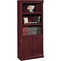 Sauder® Heritage Hill Collection in Cherry Finish; Library Bookcase w/Doors