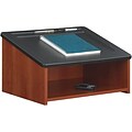 Safco® 8916CY Table Top Lectern in Cherry (Optional Base 8917CY sold separately),