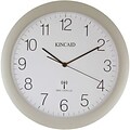 Kincaid Wall Clocks; Radio Control Wall Clock, 11, Silver