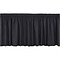 NPS® 16H x  48L Stage Shirred Pleat Skirting, Black (SS164810)