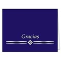 Medical Arts Press® Navy Reflections Note Cards; Thank You,  Blank Inside Inside, Spanish Version