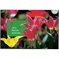 Medical Arts Press® Standard 4x6 Postcards; Red and Yellow Flowers