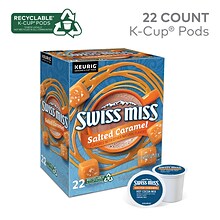 Swiss Miss Salted Caramel Hot Cocoa, Keurig® K-Cup® Pods, 22/Box (5000369264)