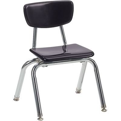 Virco® 12 Stack Chair for Pre-K; Black