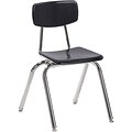 Virco® 16 Stack Chair for Grades 2-4; Black
