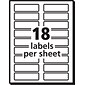 Avery Extra Large Laser/Inkjet File Folder Labels, 15/16" x 3 7/16", White, 450 Labels Per Pack (5027)