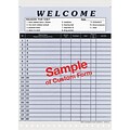 Medical Arts Press® Privacy Sign-In Sheets - Custom; Colored Background, 2-Color Label