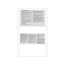 ComplyRight 2023 1095-B/1095-C Tax Form with Printed Backer Instructions, 500/Pack (PS1095BC500BLK)