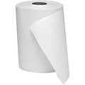 Windsoft® Hardwound Roll Towels; Nonperforated, 8x350, Bleached White, 12/cs