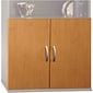 Bush Business Furniture Corsa Collection in Natural Cherry Finish; Half-Height Door Kit, Ready to Assemble