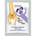Medical Arts Press®Veterinary Personalized 2-Color Jumbo Supply Bags; 12x16; We Love Our Pets, 100