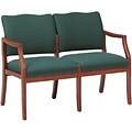 Lesro Franklin Series Reception Furniture in Standard Fabric; 2 Seat Sofa
