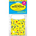 Barker Creek Library Pocket, ABC Animals Design, 30/Pack (LL1222)