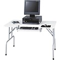 Safco® Folding Computer Table; Grey
