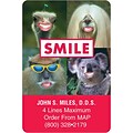 Medical Arts Press® 2x3 Full-Color Dental Magnets; Animal Smiles