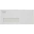 #10 1-Color Envelopes with Window, White