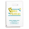 Medical Arts Press® Dental Personalized Large 2-Color Supply Bags; Smile Supplies in Gold