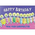 Medical Arts Press® Chiropractic Standard 4x6 Postcards; Spine as Candles