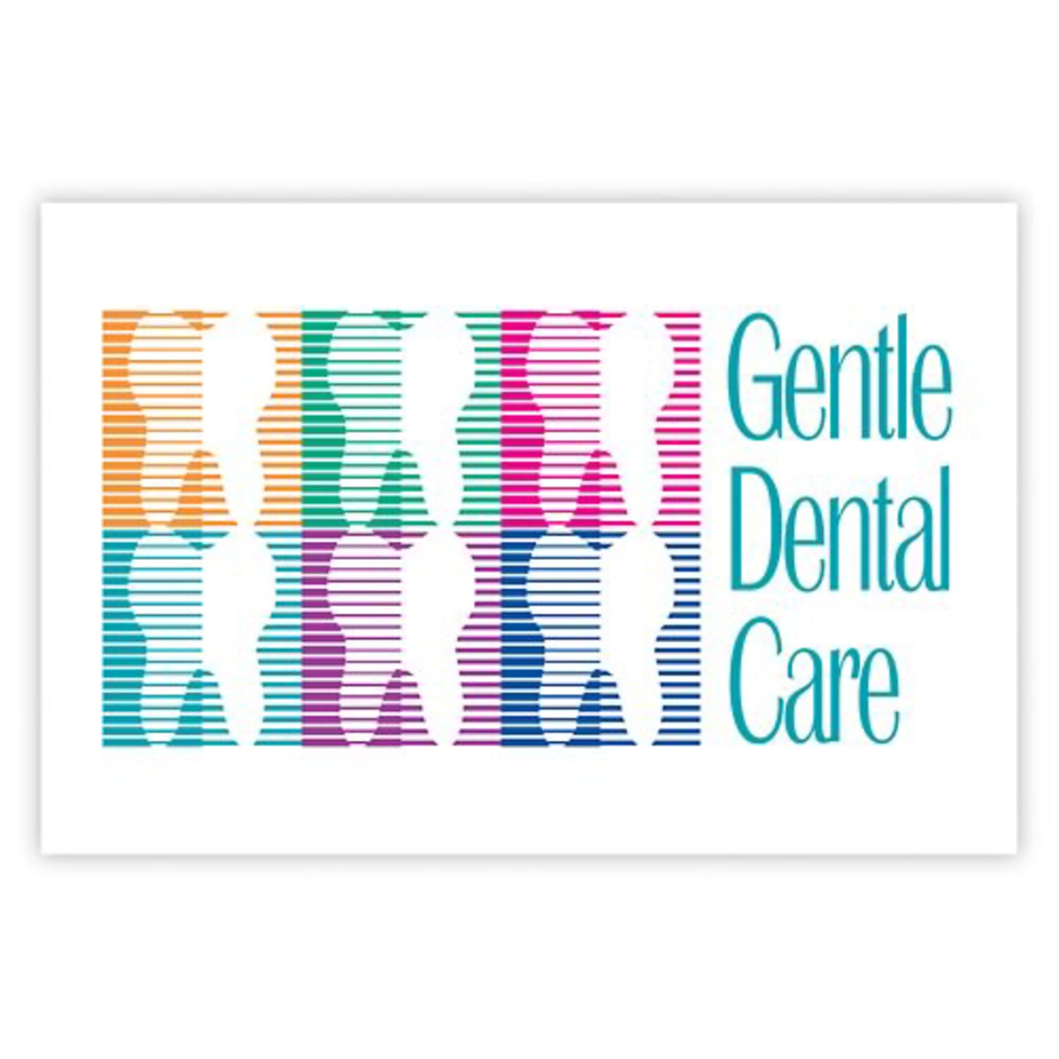Medical Arts Press® Dental Postcards; for Laser Printer; Gentle Care, 100/Pk