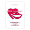 Medical Arts Press® Dental Personalized 1-Color Supply Bags; 9x13, We Take Your Smile To Heart