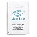 Medical Arts Press® Eye Care Personalized Large 2-Color Supply Bags; 9 x 13, Vision Care/Teal Eye,