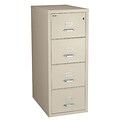 Quill Brand® 4-Drawer Fireproof Vertical File, Legal, Sand, 31D (Q314LGLSA)