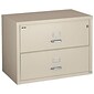 Quill Brand® 2-Drawer Fireproof Lateral File, Putty, 44"W (Q442LATPY)