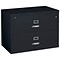 Quill Brand® 2-Drawer Fireproof Lateral File, Black, 31W (Q231LATBK)