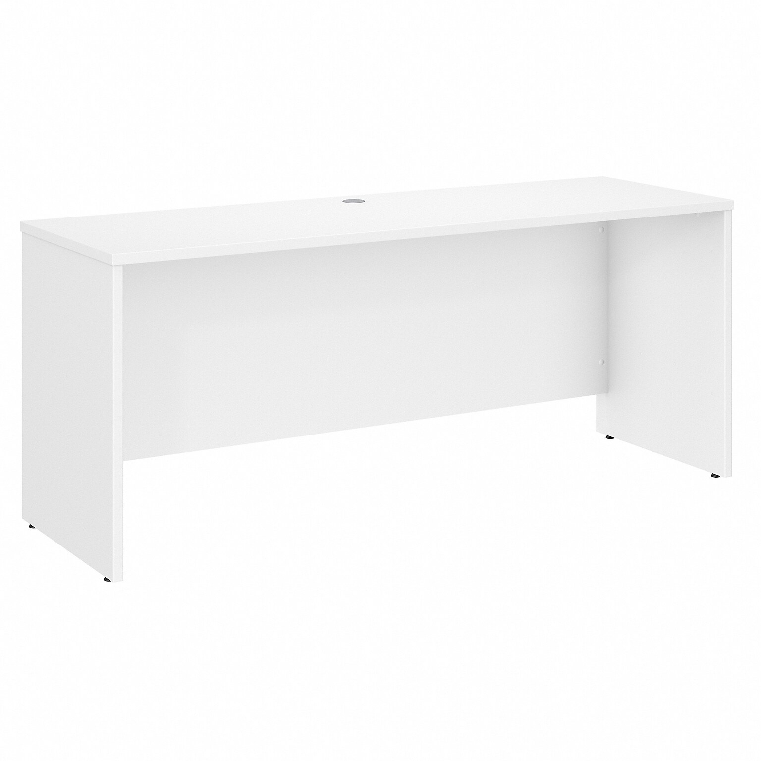 Bush Business Furniture Studio C 72W Credenza Desk, White (SCD372WH)