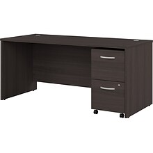 Bush Business Furniture Studio C 66W Office Desk with Mobile File Cabinet, Storm Gray (STC071SGSU)
