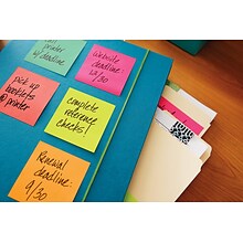 Post-it Notes, 3 x 3, Poptimistic Collection, 100 Sheet/Pad, 5 Pads/Pack (6545PK)