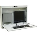 Informatics Computer Wall Workstation; Light Grey