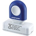 Premium Pre-Inked 1x2-1/2 Large Message Stamp, Up to 7 Lines